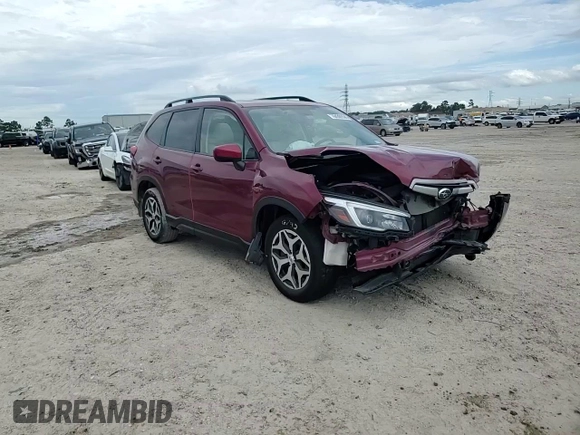 2021 Subaru Forester Premium with VIN JF2SKAJC6MH472049, listed as a Copart auction lot 64309585 with 51,125 mi miles and Salvage title. Bid and sale history available at DreamBid. Image 15.