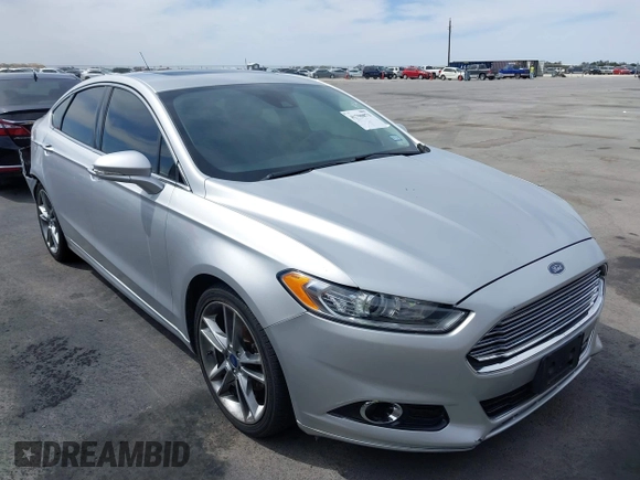 2016 Ford Fusion Titanium with VIN 3FA6P0K90GR132709, listed as a IAAI auction lot 41790873 with 63,269 mi miles and . Bid and sale history available at carsss.com. Image 1.
