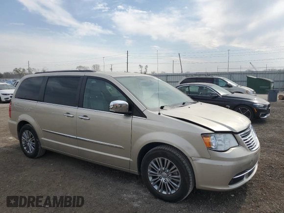 2014 Chrysler Town & Country Touring-L with VIN 2C4RC1CG1ER258845, listed as a Copart auction lot 52447705 with 217,755 mi miles and Salvage Title. Bid and sale history available at carsss.com. Image 4.