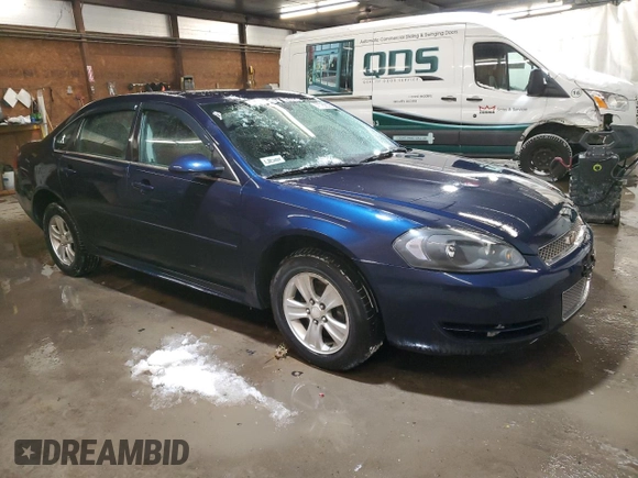 2012 Chevrolet Impala LS Retail with VIN 2G1WA5E36C1183221, listed as a Copart auction lot 41782035 with 162,559 mi miles and Salvage Title. Bid and sale history available at DreamBid. Image 4.