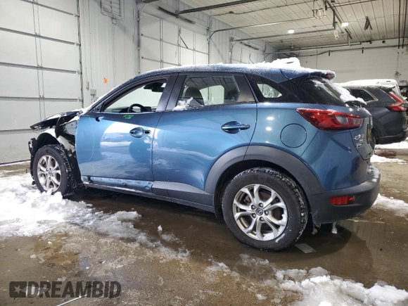2018 Mazda CX-3 Sport with VIN JM1DKFB71J1311604, listed as a Copart auction lot 44388235 with 78,783 mi miles and Salvage Title. Bid and sale history available at DreamBid. Image 2.