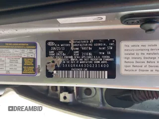 2013 Kia Optima SX with VIN 5XXGR4A63DG231400, listed as a IAAI auction lot 42518098 with 168,364 mi miles and . Bid and sale history available at DreamBid. Image 9.