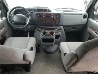 2014 Ford Econoline Wagon XL with VIN 1FBNE3BL0EDA92960, listed as a Copart auction lot 68583924 with 73,153 mi miles and Salvage Title. Bid and sale history available at carsss.com. Image 8.