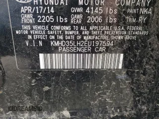 2014 Hyundai Elantra GT with VIN KMHD35LH2EU197594, listed as a Copart auction lot 51526895 with 50,853 mi miles and Salvage Title. Bid and sale history available at carsss.com. Image 12.