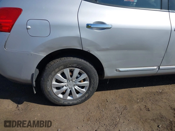 2013 Nissan Rogue S with VIN JN8AS5MV0DW128747, listed as a IAAI auction lot 42152164 with 106,337 mi miles and . Bid and sale history available at DreamBid. Image 6.