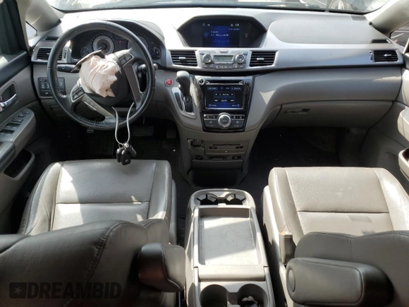 2015 Honda Odyssey EX-L with VIN 5FNRL5H61FB116578, listed as a Copart auction lot 53251415 with 148,497 mi miles and Salvage Title. Bid and sale history available at DreamBid. Image 8.