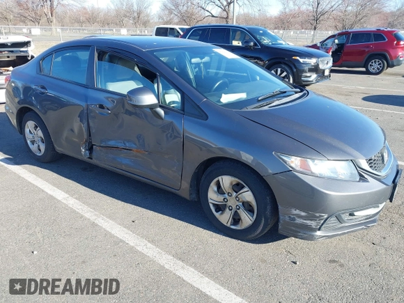 2013 Honda Civic LX z VIN 2HGFB2F5XDH544821, wystawiony jako IAAI lot #41821437 z przebiegiem 221 487 mil mil oraz . Historia ofert i sprzedaży dostępna na DreamBid. Obrazek 1.