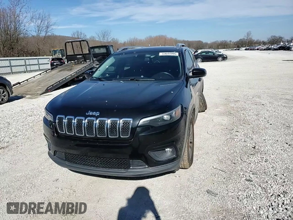 2020 Jeep Cherokee Latitude Plus with VIN 1C4PJLLBXLD525512, listed as a Copart auction lot 43644995 with 63,342 mi miles and Salvage Title. Bid and sale history available at carsss.com. Image 12.