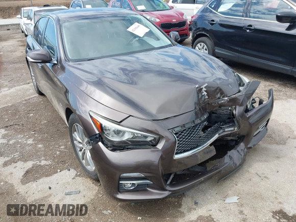 2017 Infiniti Q50 Sport with VIN JN1EV7AP1HM738098, listed as a IAAI auction lot 42108449 with 109,540 mi miles and . Bid and sale history available at DreamBid. Image 6.