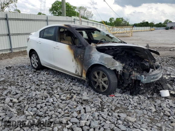 2010 Mazda 3 i Sport with VIN JM1BL1SF6A1102857, listed as a Copart auction lot 54330195 with Not Provided miles and Salvage Title. Bid and sale history available at DreamBid. Image 4.