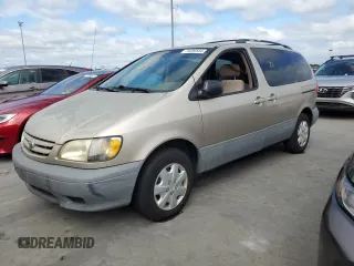 2002 Toyota Sienna CE with VIN 4T3ZF19C12U455513, listed as a Copart auction lot 74090554 with 0 mi miles and Salvage Title. Bid and sale history available at carsss.com. Image 1.