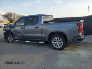 2020 Chevrolet Silverado 1500 Custom with VIN 1GCPWBEF6LZ258934, listed as a Copart auction lot 43750035 with 93,102 mi miles and Non Repairable. Bid and sale history available at carsss.com. Image 2.
