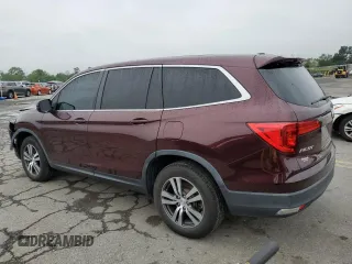 2017 Honda Pilot EX-L with VIN 5FNYF6H55HB004823, listed as a Copart auction lot 61200055 with 77,677 mi miles and Salvage title. Bid and sale history available at DreamBid. Image 2.
