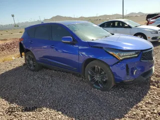 2022 Acura RDX w/A-Spec Package with VIN 5J8TC1H63NL000536, listed as a Copart auction lot 56162824 with 45,277 mi miles and Salvage Title. Bid and sale history available at carsss.com. Image 4.