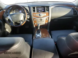 2019 Infiniti QX80 LUXE with VIN JN8AZ2NF9K9684004, listed as a Copart auction lot 51022145 with 35,454 mi miles and Salvage Title. Bid and sale history available at carsss.com. Image 8.