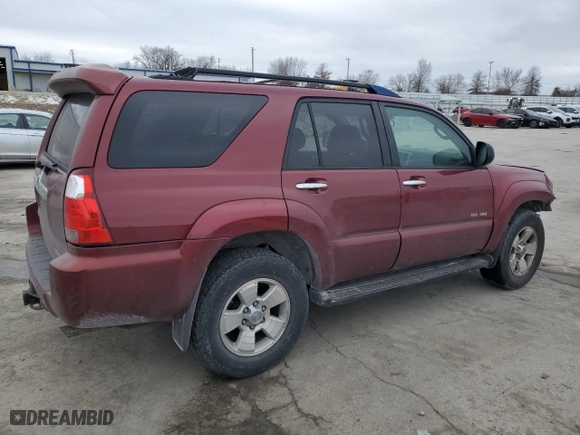 2006 Toyota 4Runner SR5 with VIN JTEBT14R868033977, listed as a Copart auction lot 42383785 with 265,616 mi miles and Salvage Title. Bid and sale history available at carsss.com. Image 3.
