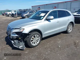 2013 Audi Q5 Premium Plus with VIN WA1LFAFP9DA002653, listed as a IAAI auction lot 41830074 with 140,033 mi miles. Bid and sale history available at carsss.com. Image 2.