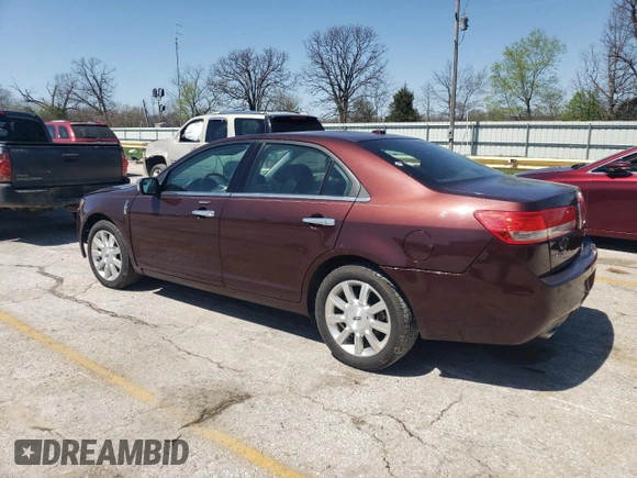 2012 Lincoln MKZ with VIN 3LNHL2GC0CR810525, listed as a Copart auction lot 52450925 with 124,355 mi miles and Clean Title. Bid and sale history available at DreamBid. Image 2.