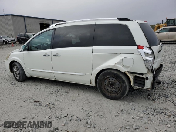 2008 Nissan Quest with VIN 5N1BV28UX8N112473, listed as a Copart auction lot 77664004 with 220,882 mi miles and Salvage Title. Bid and sale history available at carsss.com. Image 2.