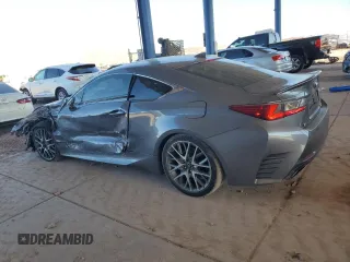 2017 Lexus RC with VIN JTHHE5BC6H5016032, listed as a Copart auction lot 87004464 with 50,032 mi miles and Salvage Title. Bid and sale history available at carsss.com. Image 2.