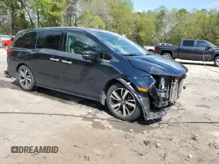 2018 Honda Odyssey Elite with VIN 5FNRL6H98JB068893, listed as a Copart auction lot 50985115 with 83,627 mi miles and Salvage Title. Bid and sale history available at carsss.com. Image 4.