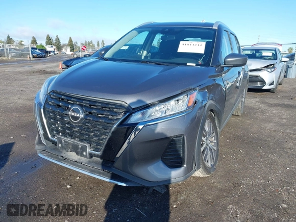 2023 Nissan Kicks SV with VIN 3N1CP5CV6PL494149, listed as a IAAI auction lot 41814244 with 49,010 mi miles. Bid and sale history available at carsss.com. Image 2.