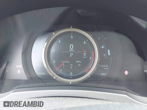2016 Lexus IS 300/350 with VIN JTHCM1D29G5008161, listed as a IAAI auction lot 42119214 with 112,492 mi miles and . Bid and sale history available at DreamBid. Image 7.