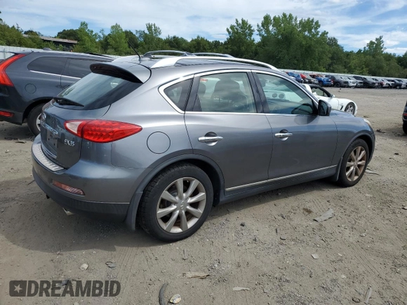 2012 Infiniti EX Journey with VIN JN1AJ0HR8CM453402, listed as a Copart auction lot 65125335 with 127,290 mi miles and Clean title. Bid and sale history available at DreamBid. Image 3.