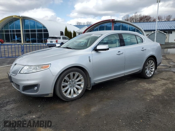 2010 Lincoln MKS EcoBoost with VIN 1LNHL9FT0AG606161, listed as a Copart auction lot 51686965 with 143,188 mi miles and Salvage Title. Bid and sale history available at DreamBid. Image 1.