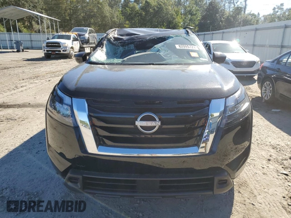 2024 Nissan Pathfinder S with VIN 5N1DR3AC0RC235992, listed as a Copart auction lot 82095724 with Not provided miles and Salvage title. Bid and sale history available at DreamBid. Image 5.