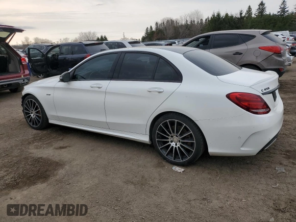 2016 Mercedes-Benz C 450 AMG with VIN 55SWF6EBXGU146728, listed as a Copart auction lot 51422965 with 170,712 mi miles and Salvage title. Bid and sale history available at DreamBid. Image 2.