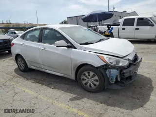 2017 Hyundai Accent SE with VIN KMHCT4AE1HU377863, listed as a Copart auction lot 52044595 with 83,150 mi miles and Salvage Title. Bid and sale history available at carsss.com. Image 4.