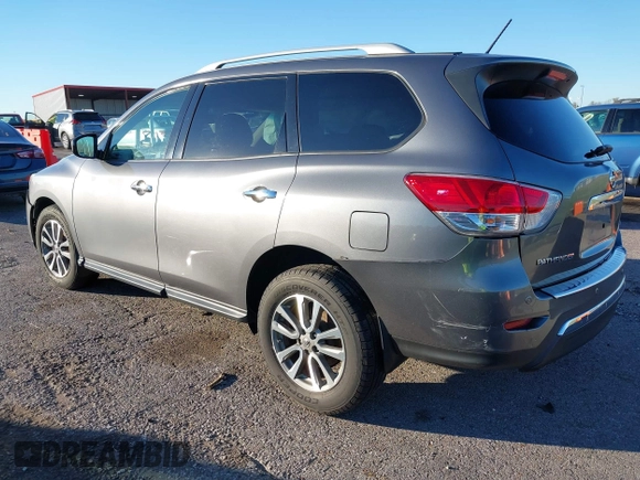 2016 Nissan Pathfinder Platinum with VIN 5N1AR2MMXGC629580, listed as a IAAI auction lot 40817601 with 106,046 mi miles and . Bid and sale history available at DreamBid. Image 3.