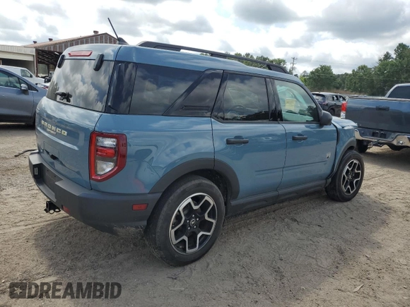2021 Ford Bronco Sport Big Bend z VIN 3FMCR9B61MRA54949, wystawiony jako Copart lot #56843115 z przebiegiem 34 326 mil mil oraz Szkoda całkowita • Salvage title. Historia ofert i sprzedaży dostępna na DreamBid. Obrazek 3.