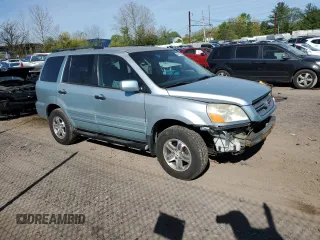2003 Honda Pilot EX with VIN 2HKYF18493H587563, listed as a Copart auction lot 54897205 with 120,408 mi miles and Salvage Title. Bid and sale history available at carsss.com. Image 4.