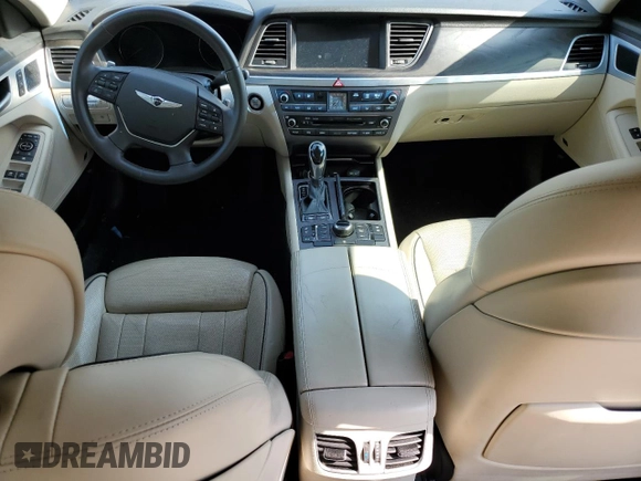 2017 Genesis G80 Ultimate with VIN KMHGN4JFXHU199715, listed as a Copart auction lot 72476994 with 133,454 mi miles and Clean Title. Bid and sale history available at DreamBid. Image 8.