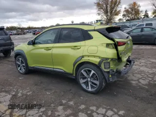 2019 Hyundai Kona Limited with VIN KM8K33A53KU359295, listed as a Copart auction lot 81525264 with 49,546 mi miles and Salvage Title. Bid and sale history available at carsss.com. Image 2.