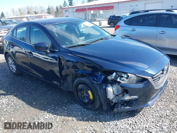 2016 Mazda 3 i Sport with VIN JM1BM1U78G1330452, listed as a IAAI auction lot 41934800 with 111,688 mi miles and . Bid and sale history available at carsss.com. Image 1.