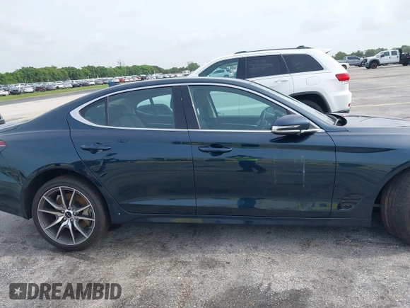 2025 Genesis G70 2.5T with VIN KMTG34SC0SU153835, listed as a IAAI auction lot 42586687 with 17,312 mi miles and . Bid and sale history available at DreamBid. Image 13.