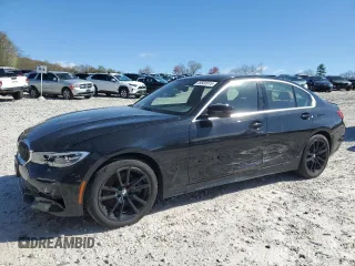 2021 BMW 3 Series 330i xDrive with VIN 3MW5R7J04M8B62922, listed as a Copart auction lot 49500915 with 29,198 mi miles and Salvage title. Bid and sale history available at DreamBid. Image 1.