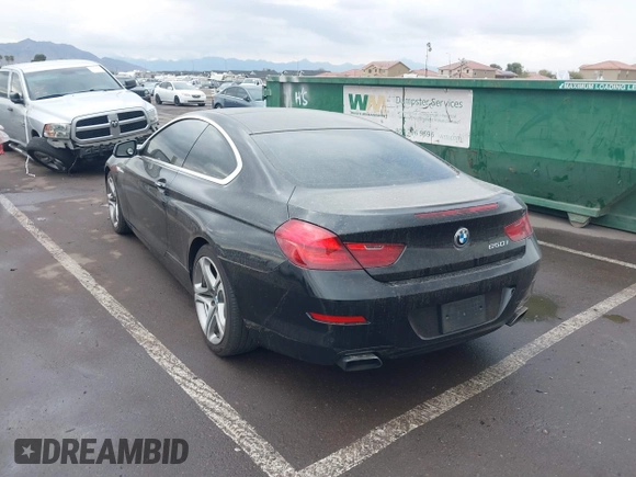 2012 BMW 6 Series 650i with VIN WBALX3C57CDV77359, listed as a IAAI auction lot 41443966 with 64,500 mi miles. Bid and sale history available at carsss.com. Image 3.