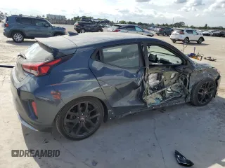 2019 Hyundai Veloster Turbo z VIN KMHTH6AB4KU007744, wystawiony jako Copart lot #88815645 z przebiegiem 88 738 mil mil oraz Nie do naprawy • Non repairable. Historia ofert i sprzedaży dostępna na DreamBid. Obrazek 3.