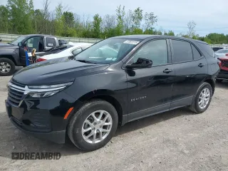 2024 Chevrolet Equinox LS z VIN 3GNAXHEG9RL177397, wystawiony jako Copart lot #57881515 z przebiegiem 27 780 mil mil oraz Szkoda całkowita • Salvage title. Historia ofert i sprzedaży dostępna na DreamBid. Obrazek 1.