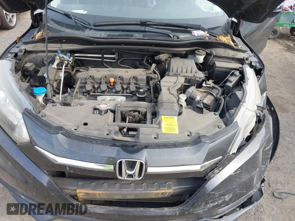 2018 Honda HR-V EX-L with VIN 3CZRU6H7XJM719006, listed as a IAAI auction lot 41333855 with 57,678 mi miles and . Bid and sale history available at carsss.com. Image 10.