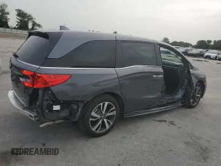 2024 Honda Odyssey Touring z VIN 5FNRL6H85RB016317, wystawiony jako Copart lot #59483565 z przebiegiem 17 351 mil mil oraz Nie do naprawy • Non repairable. Historia ofert i sprzedaży dostępna na DreamBid. Obrazek 3.