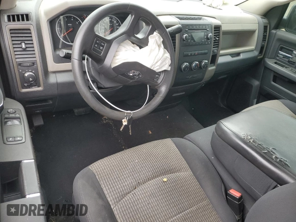 2012 Ram 1500 Express with VIN 3C6JD7AT2CG280229, listed as a Copart auction lot 48588635 with 91,019 mi miles and Salvage Title. Bid and sale history available at carsss.com. Image 8.