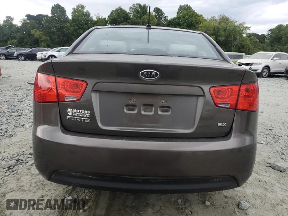 2010 Kia Forte EX with VIN KNAFU4A28A5255812, listed as a Copart auction lot 69701234 with 225,168 mi miles and Salvage Title. Bid and sale history available at carsss.com. Image 6.