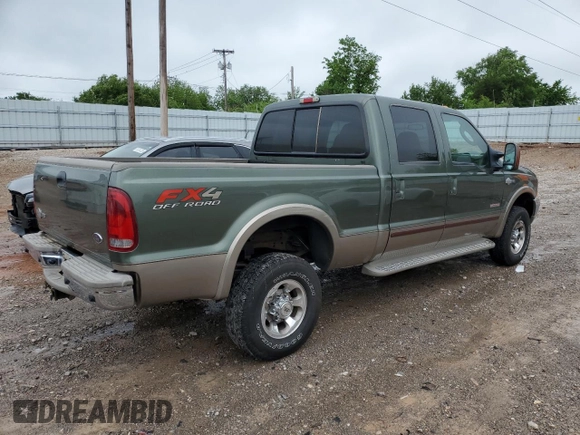 2004 Ford F-350 XL with VIN 1FTSW31P14EA89607, listed as a Copart auction lot 54424865 with 105,123 mi miles and Salvage title. Bid and sale history available at DreamBid. Image 3.