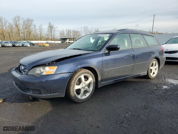 2007 Subaru Legacy Wagon Special Edition with VIN 4S3BP616877319528, listed as a Copart auction lot 86859344 with 151,195 mi miles and Salvage Title. Bid and sale history available at carsss.com. Image 1.