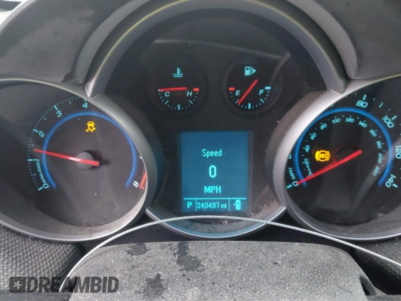 2012 Chevrolet Cruze 1LT with VIN 1G1PF5SC3C7275450, listed as a IAAI auction lot 41157152 with 240,497 mi miles and . Bid and sale history available at DreamBid. Image 15.